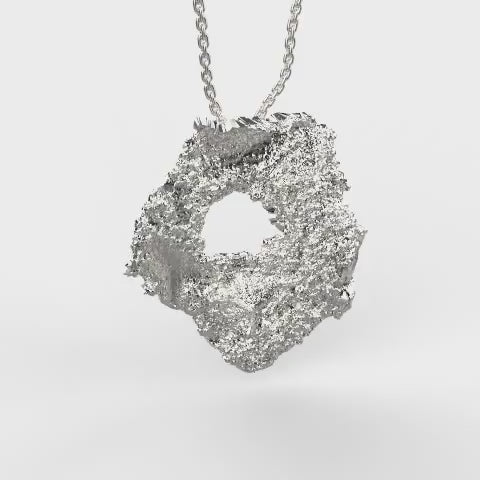 SALT small pendant in silver tone