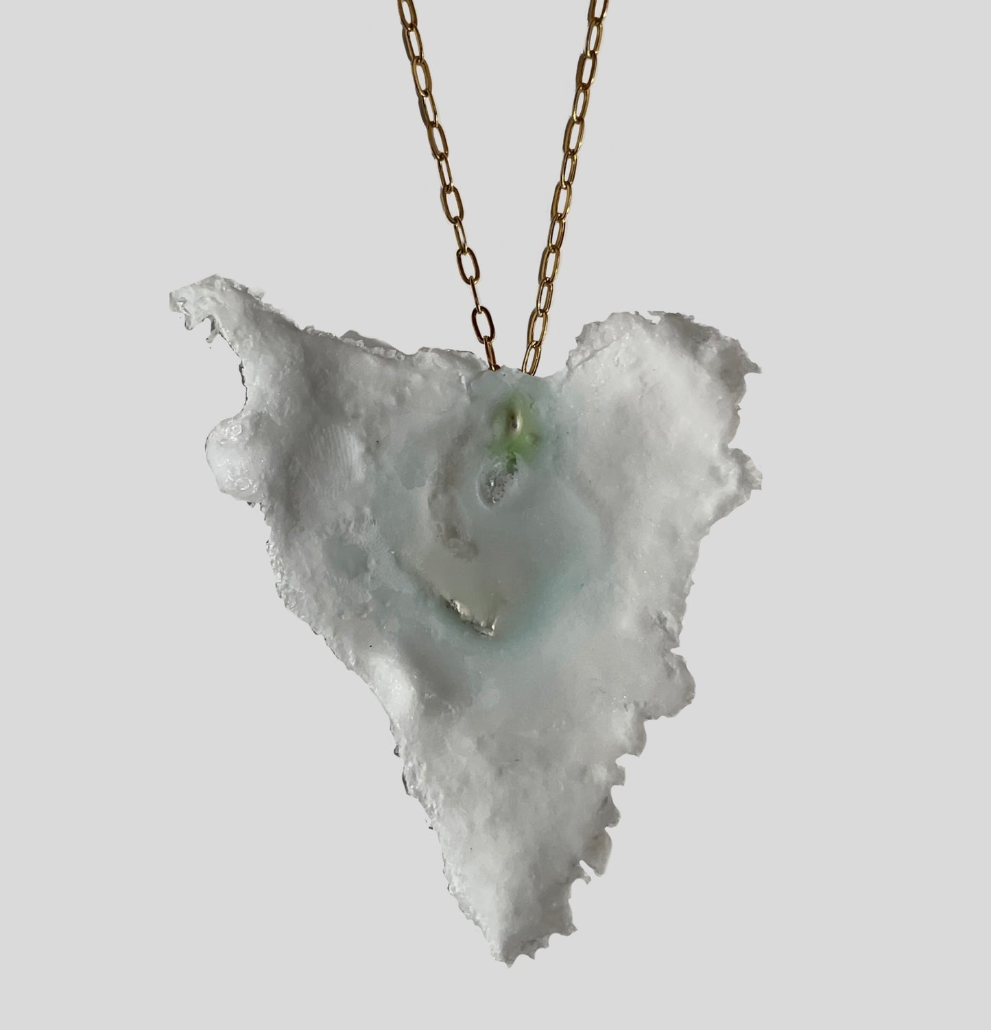 SALT big pendant silver with salty art
