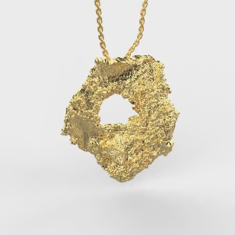 SALT small pendant in gold tone